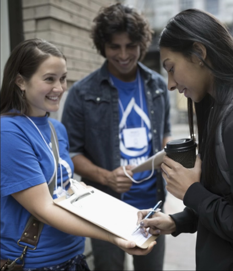 Campaign volunteers